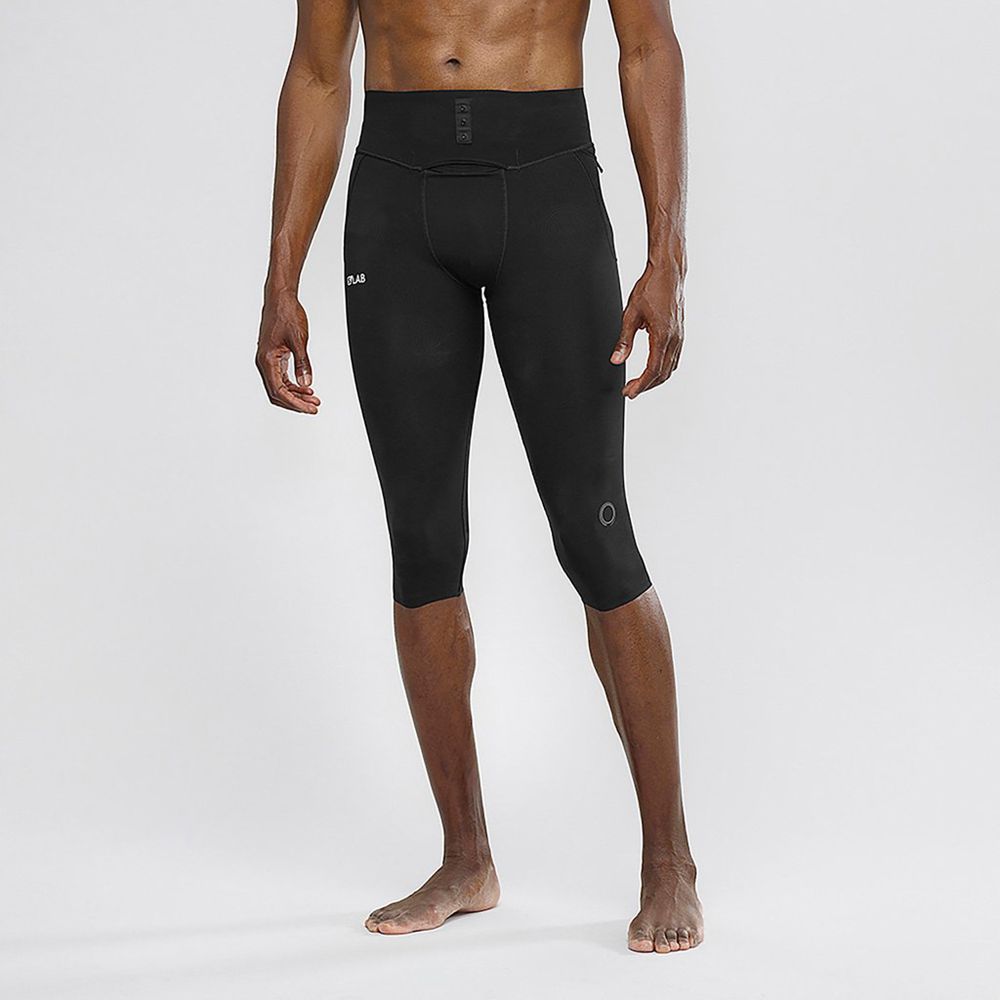 Leggins Salomon Hombre Negras - Salomon Argentina S/LAB NSO MID ,258093-EUW